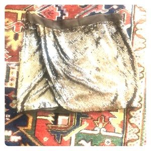 Haute hippie sequin brown skirt